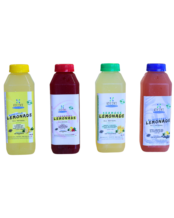 five (5) -16 oz Organic lemonade