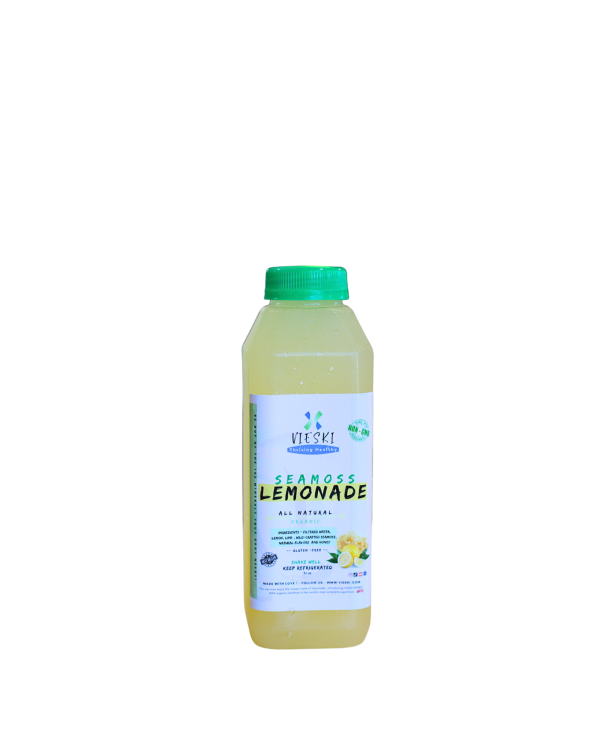 16 oz Organic Seamoss lemonade